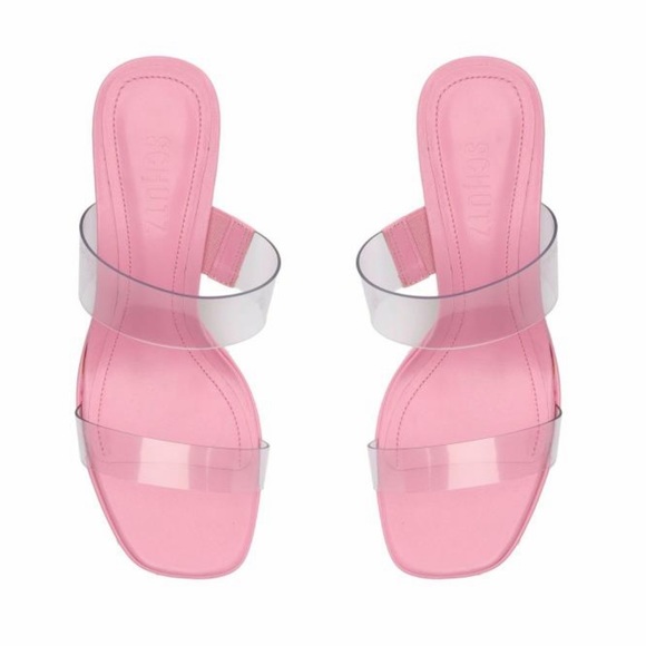 Ariella Platform Vinyl Sandal – SCHUTZ Club Rose | Mules Size 8 (F) - Picture 5 of 6